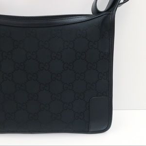 Gucci black logo shoulder bag